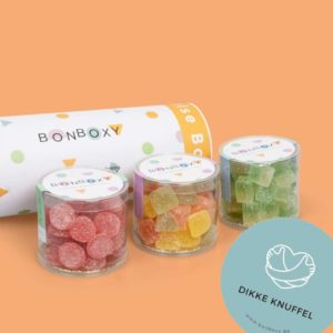 bonboxy sweets bebijn snoep snoepdoosje artisanaal ambachtelijk exclusief geschenk geschenkidee cadeautip cadeau heerlijk pralines dikke knuffel