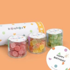 Bebijn Bonboxy exclusieve handgemaakte snoepjes verzenden in een doos