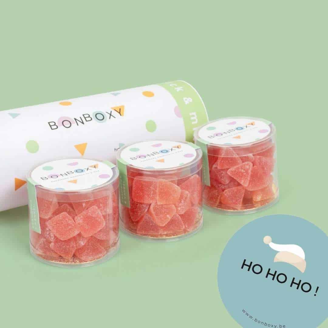 bonboxy bebijn heerlijke ambachtelijke snoepjes HO HO HO snoepdoos verzenden