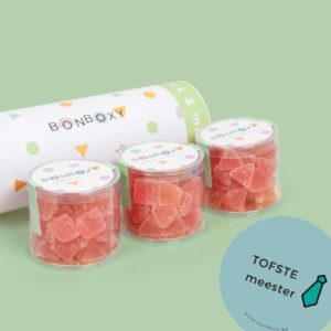 exclusieve handgemaakte snoepjes verzenden in een snoepdoos dankjewel meester