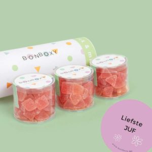 bonboxy bebijn snoep snoepdoosje artisanaal ambachtelijk exclusief geschenk geschenkidee cadeautip cadeau heerlijk pralines juffrouw